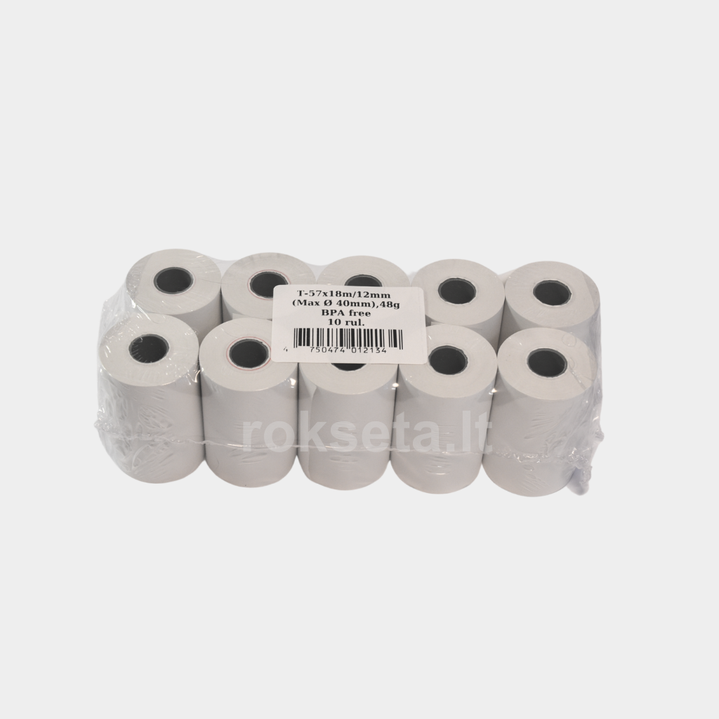 kasos juosta 57 mm. x 18 m. termo