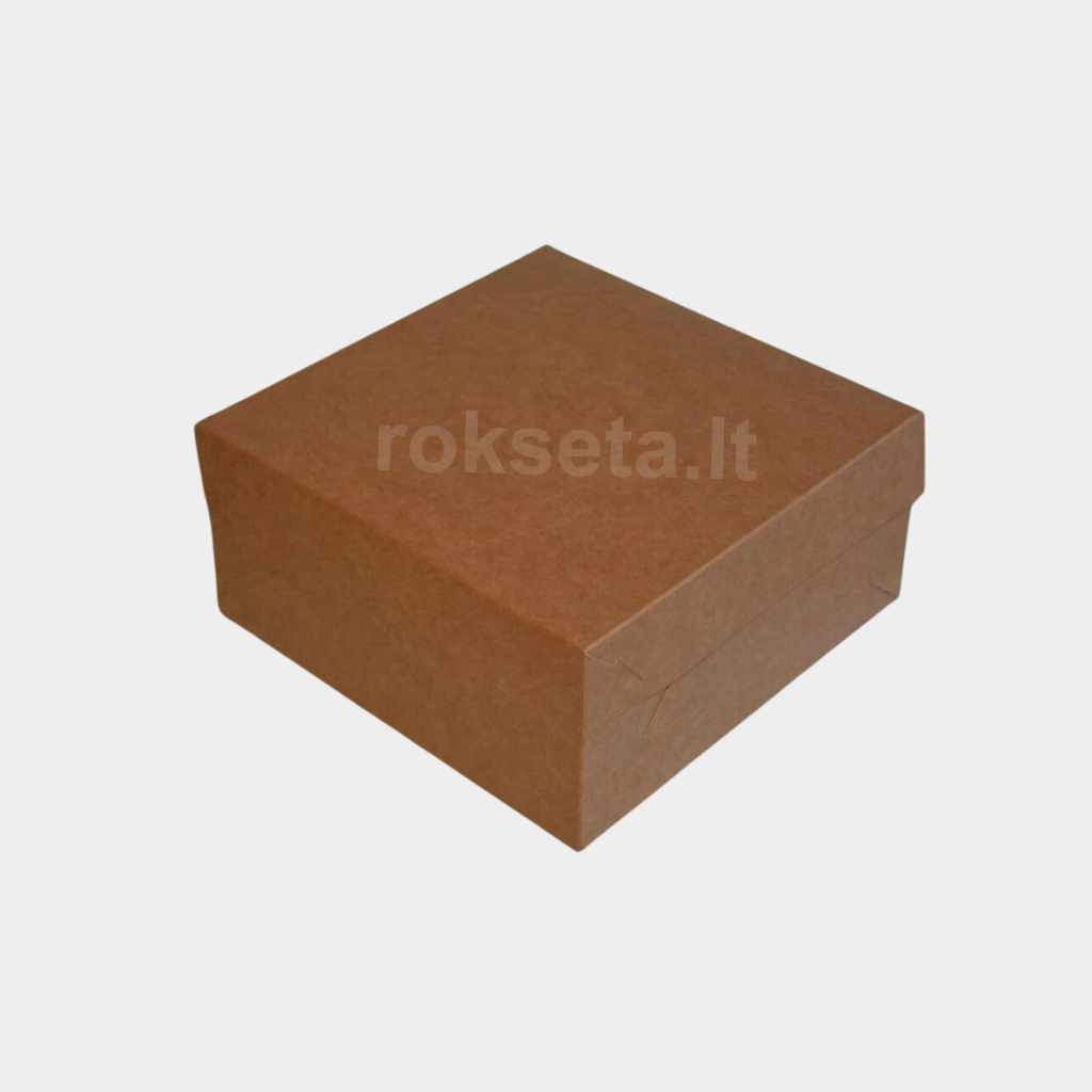 Kartoninė dėžutė 4 - keksiukams 10 vnt.