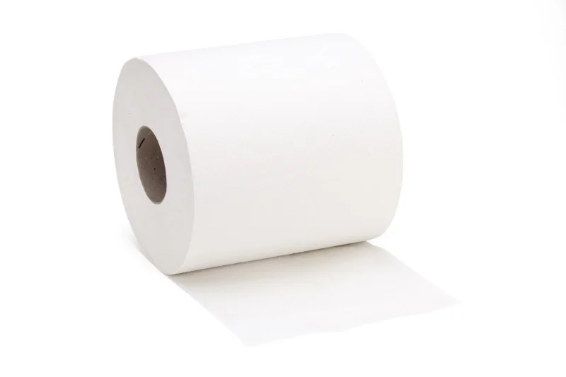 Towels in roll 1 layer, white 300 m.