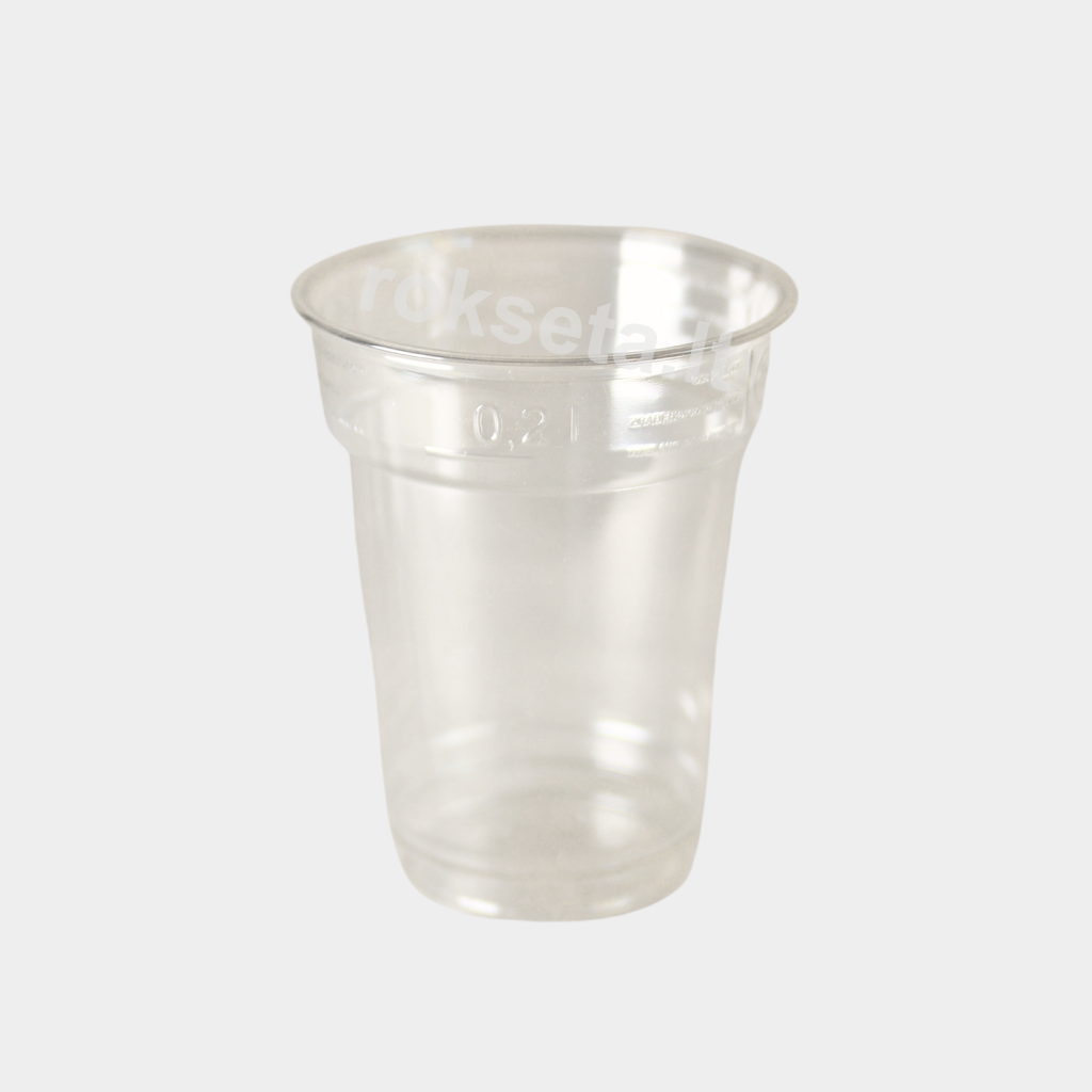 PET indeliai skaidrūs 300 ml. 95mm./.50 vnt.