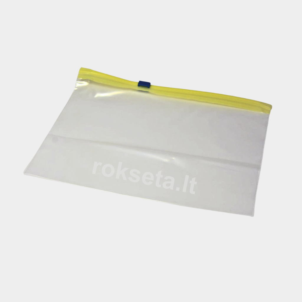 Daugkartiniai polietileniniai maišeliai su užtrauktuku 220 x 160 mm. 60 mik. 15 vnt.