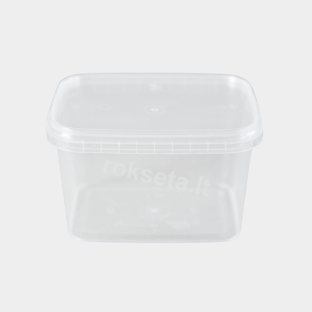 Box GRAINER rectangular 750 ml. with lid 100 pcs.