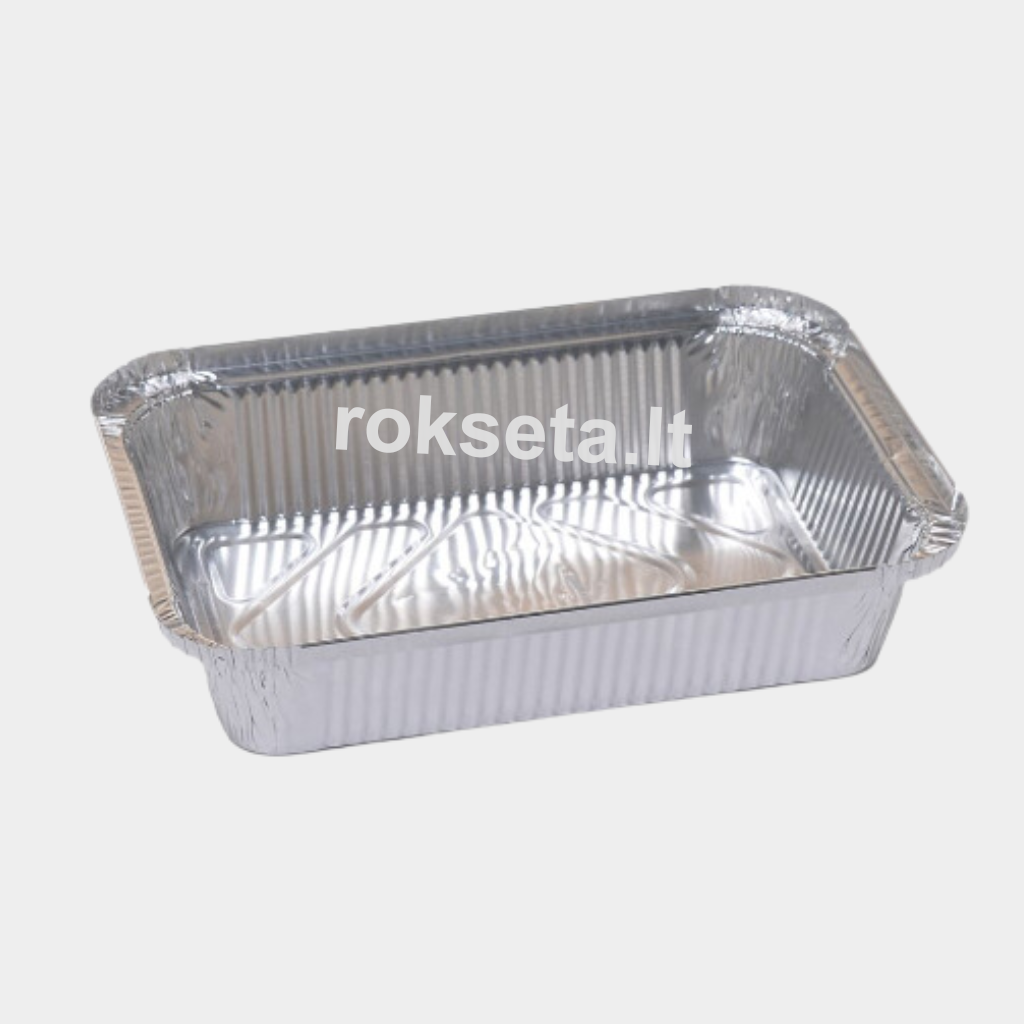 Aluminum foil containers R-52 209 with lid 100 pcs.