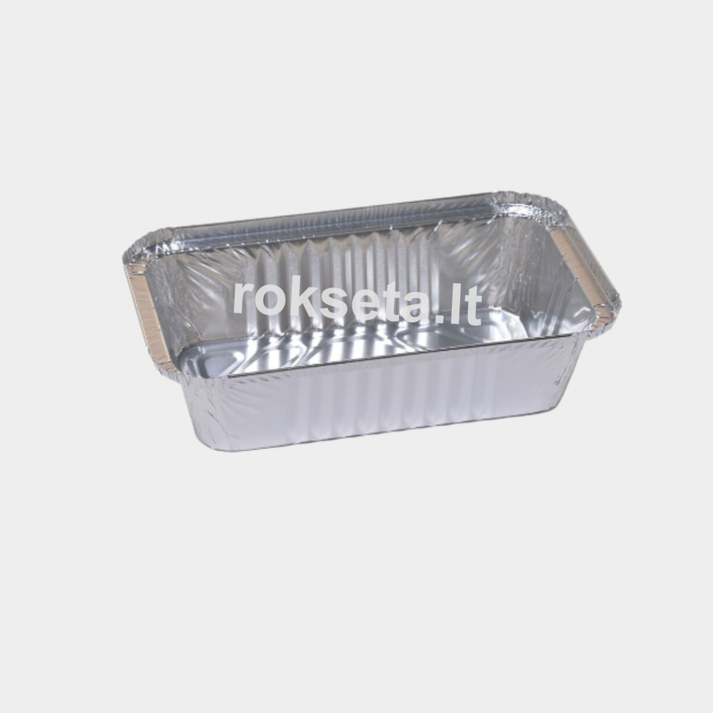 Aluminum foil containers R-54 with lid 100 pcs.
