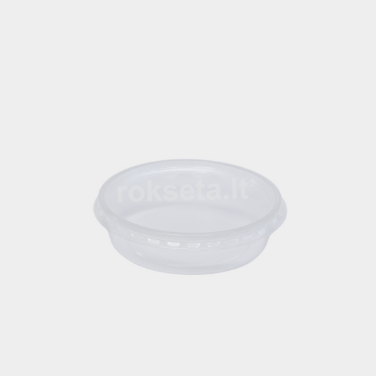 Round box 125ml with lid 100 pcs.