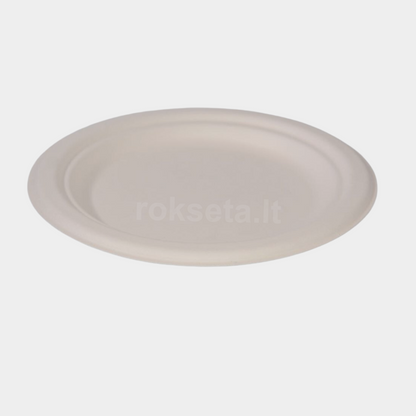 Lėkštės cukranendrių 22,5 ml. 50 vnt.
