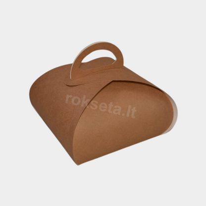 Cardboard cake box 190 x 190 x 100 TULIP