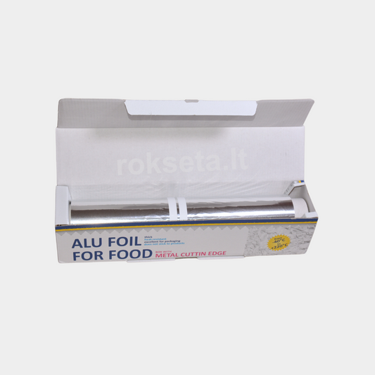 Aluminum foil 29 cm. x 80 m. roll