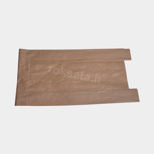 Brown paper bags 150 x 70 x 280+70 mm. with window 250 pcs.