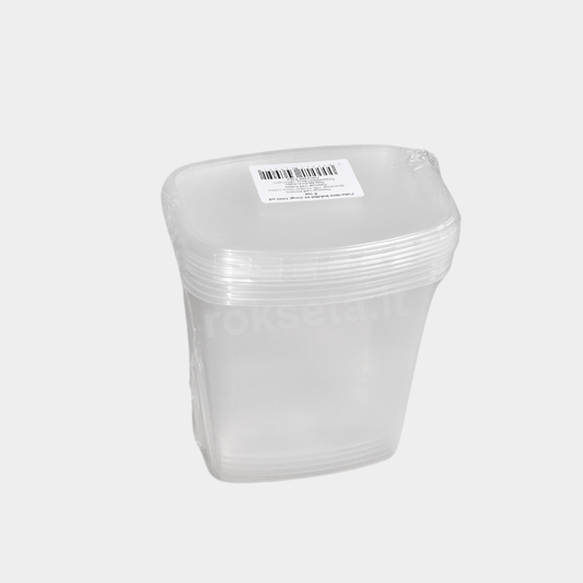 Packaging jars with lids, 750 ml. 5 pcs.