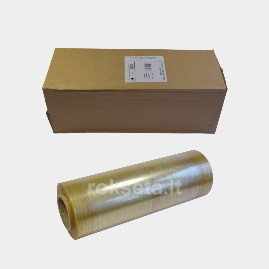 PVC plėvelė 50 cm. x 1250 m. rul. – Rokseta, UAB