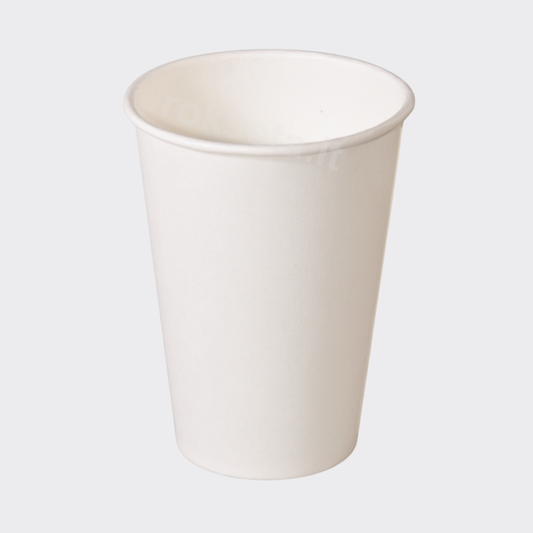 Paper cups 180 ml WHITE