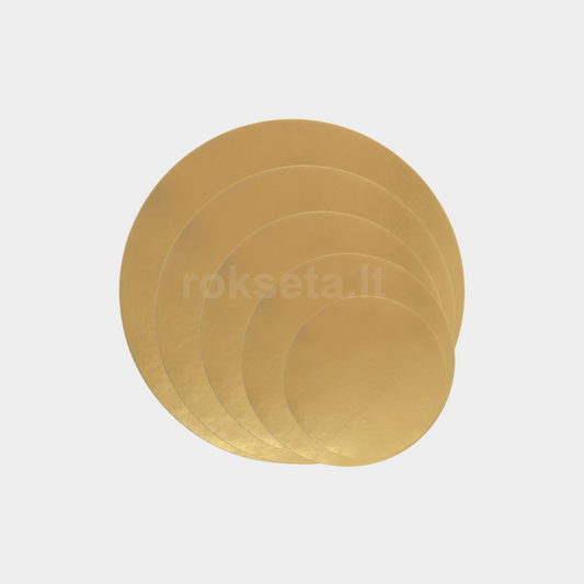 Padėkliukai 360 mm. 100 vnt., auksinės spalvos