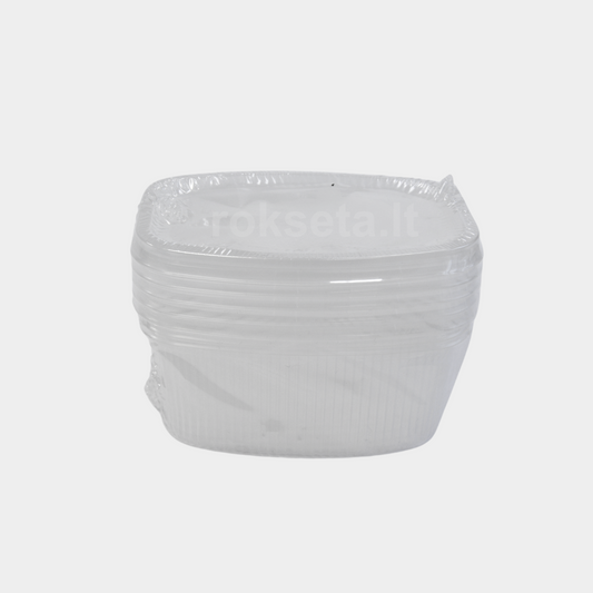 Packaging jars with lids, 500 ml. 5 pcs.