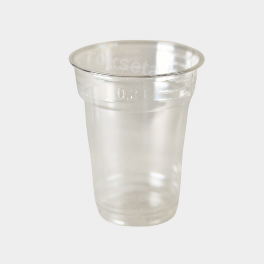 PET indeliai  skaidrūs 400 ml  95mm/50 vnt.