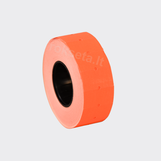 Lipnios kainų etiketės 21,5x12mm stačiakampė, spalvotos