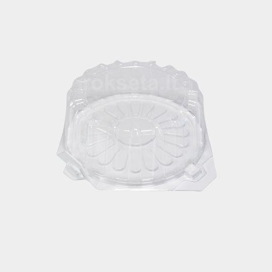 Round cake box with transparent white base K - 211