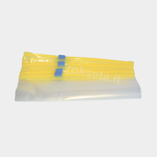 Reusable polyethylene bags with zipper 220 x 160 mm. 60 mic., 15 pcs.