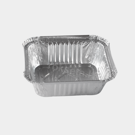 Aluminum foil containers R-46 128 with lid 100 pcs.