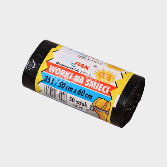 Garbage bags in roll 500x600mm 35L 50 pcs.