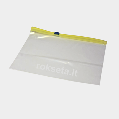 Daugkartiniai polietileniniai maišeliai su užtrauktuku 220 x 160 mm.  60 mik.  15 vnt.