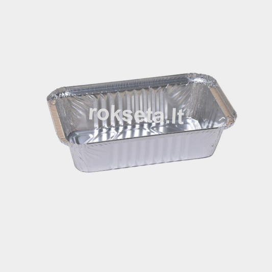 Aluminum foil containers R-54 with lid 100 pcs.