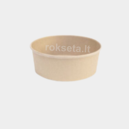 Paper round containers 750 ml. with lids